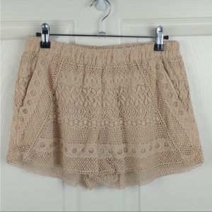 Maje lace shorts. Large